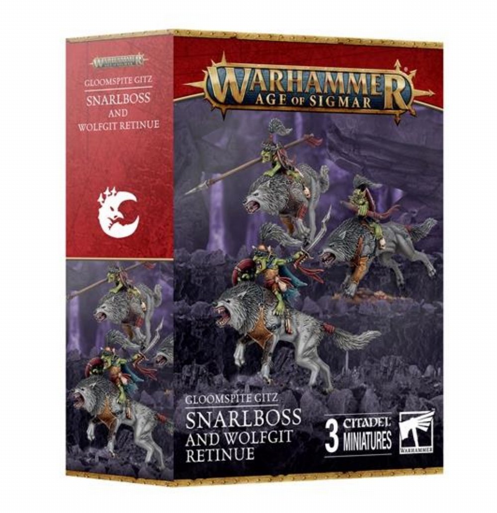 Warhammer Age of Sigmar – Gloomspite Gitz: Snarlboss & Wolfgit Retinue