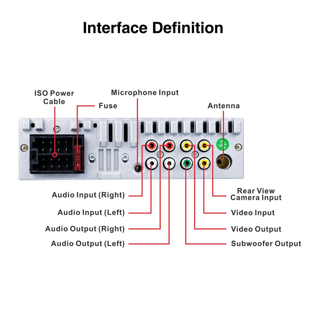 Ηχοσύστημα αυτοκινήτου 1DIN – Bluetooth – 4” – 4080 – 003669