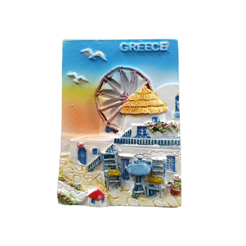 Tουριστικό μαγνητάκι Souvenir – Σετ 12pcs – Resin Magnet – Greece – 678262