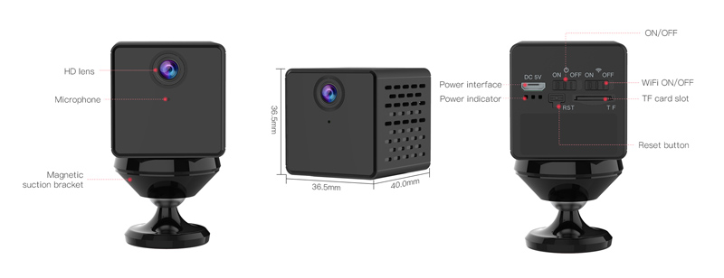 VSTARCAM smart mini κάμερα μπαταρίας CB73, 2MP, WiFi, cloud/micro SD