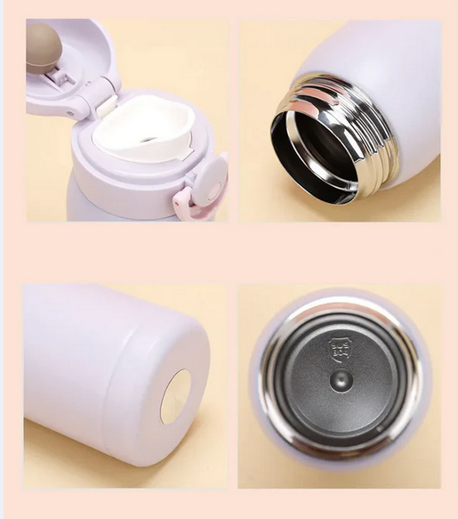 Φορητό παγούρι-θερμός – 350ml – 123842 – Beige