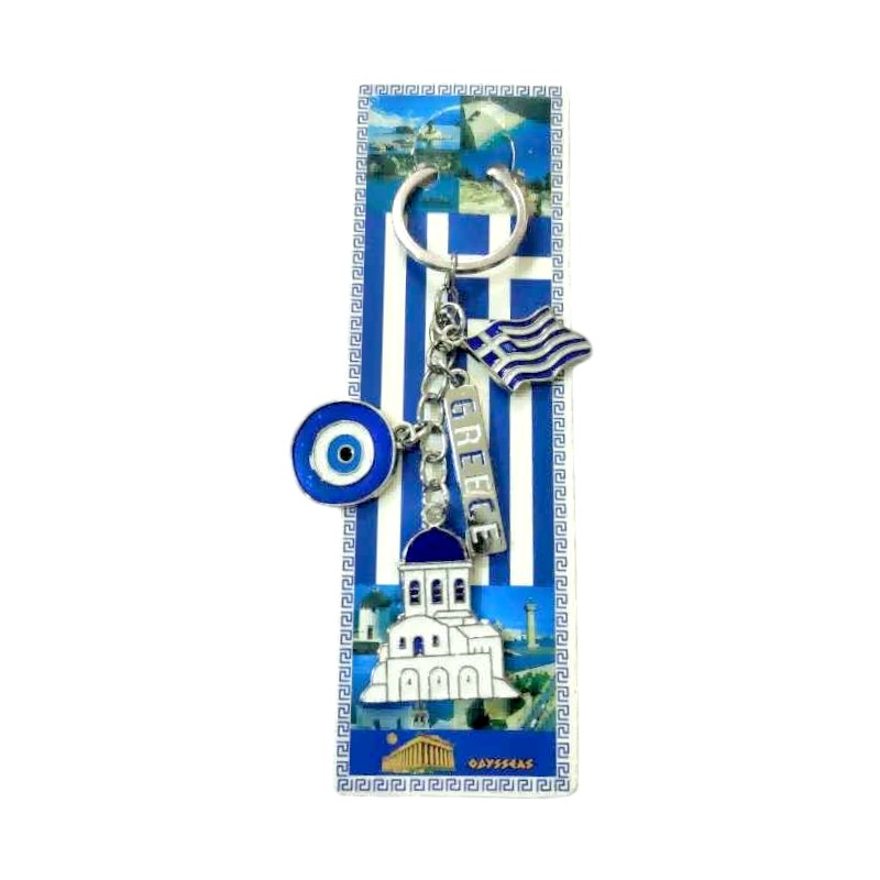 Τουριστικό μπρελόκ Souvenir – Σετ 12pcs – Greece – 127195