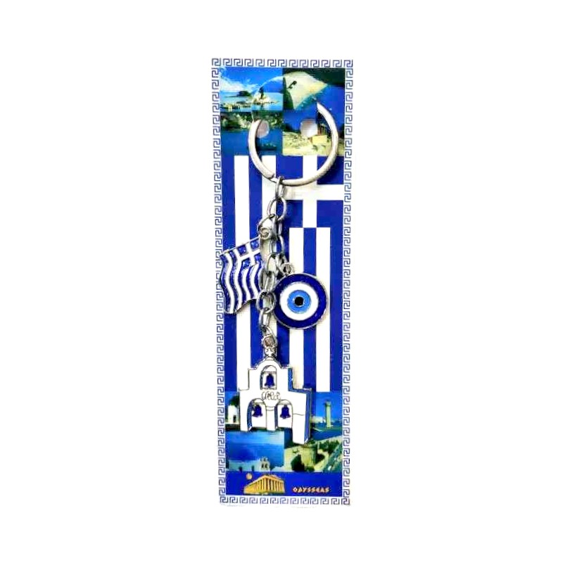 Τουριστικό μπρελόκ Souvenir – Σετ 12pcs – Greece – 127197
