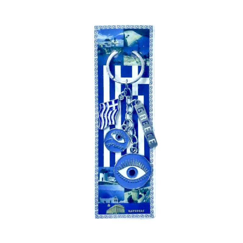 Τουριστικό μπρελόκ Souvenir – Σετ 12pcs – Greece – 127203