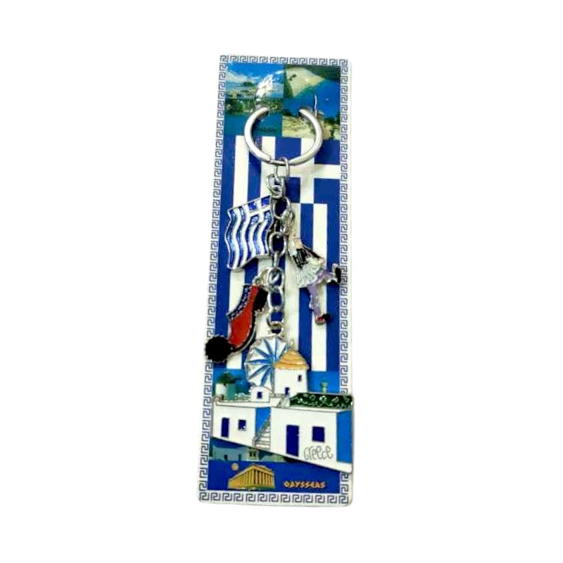 Τουριστικό μπρελόκ Souvenir – Σετ 12pcs – Greece – 127208