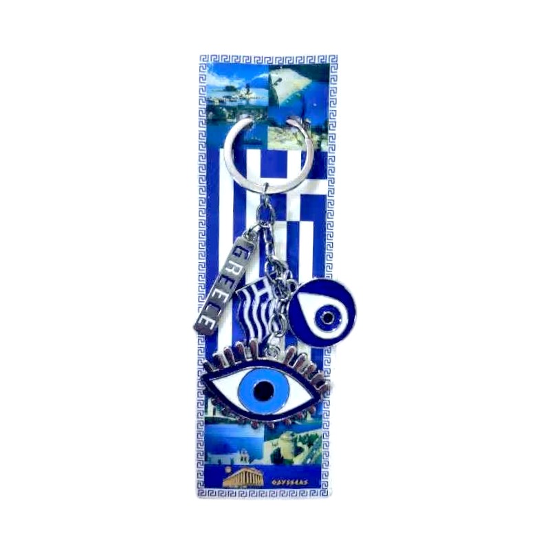 Τουριστικό μπρελόκ Souvenir – Σετ 12pcs – Greece – 127211