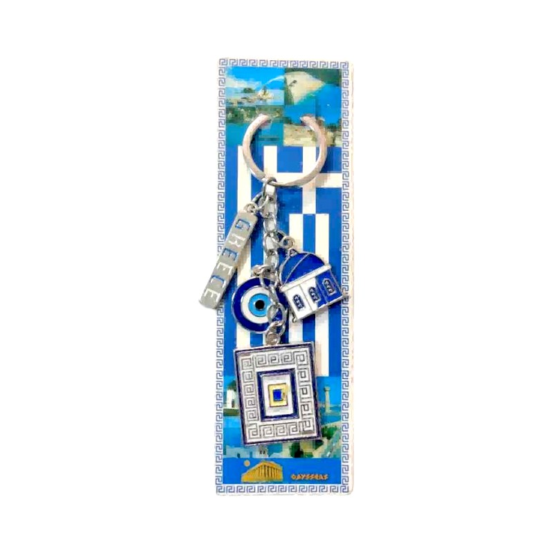 Τουριστικό μπρελόκ Souvenir – Σετ 12pcs – Greece – 127243