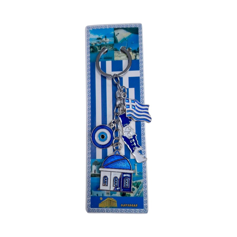 Τουριστικό μπρελόκ Souvenir – Σετ 12pcs – Crete – 127251