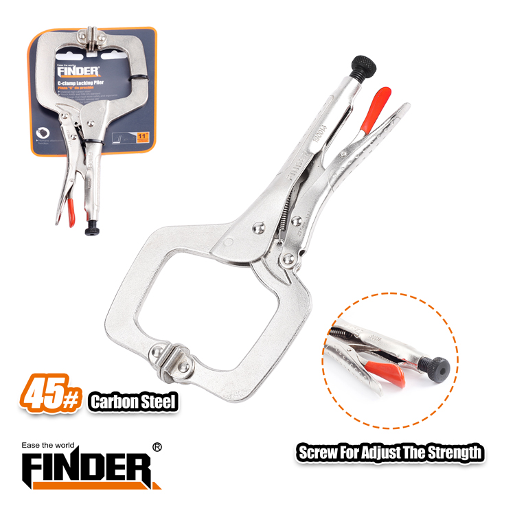 Σφιγκτήρας ηλεκτροκόλλησης – Grip τύπου C – 280mm/11″ – Finder – 190014