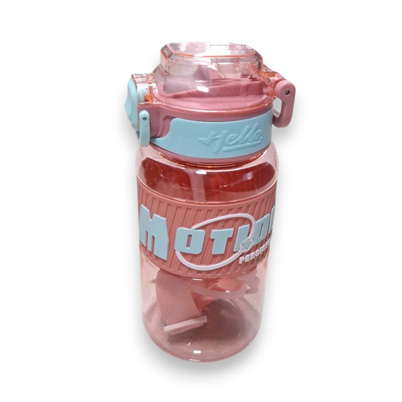 Φορητό παγούρι πλαστικό – 8056 – 600ml – 219569 – Pink
