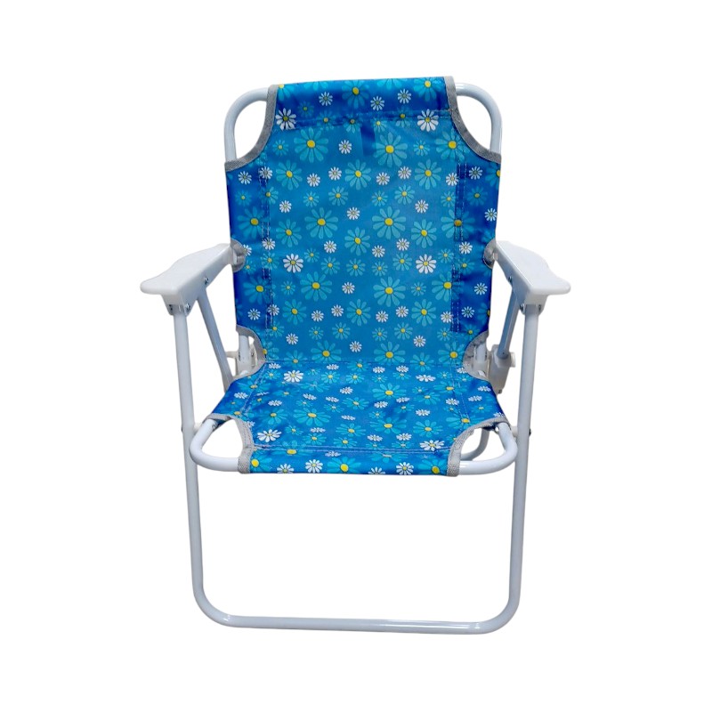 Παιδική πτυσσόμενη καρέκλα camping – 2012 – 241729 – Light Blue/Flowers