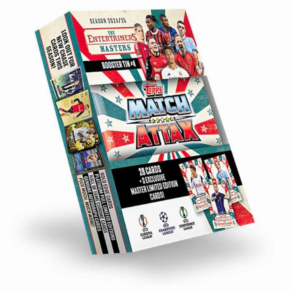 Topps – Match Attax UCC 2024-25 Κάρτες Mini Tin #4 (31 Κάρτες)