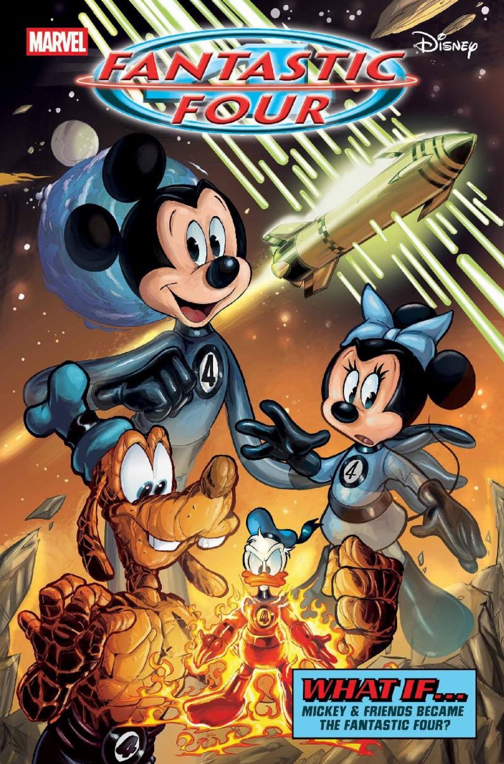 Τεύχος Κόμικ Fantastic Four #30 What If…? Disney Fantastic Four Homage Variant Cover