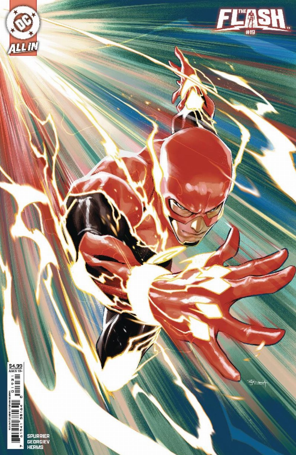 Τεύχος Κόμικ Flash #19 Segovia Cardstock Variant Cover