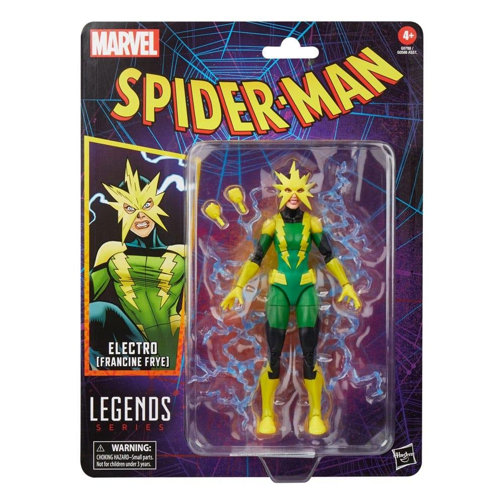 Marvel Legends: Spider-Man – Electro (Francine Frye) Φιγούρα Δράσης (15cm)