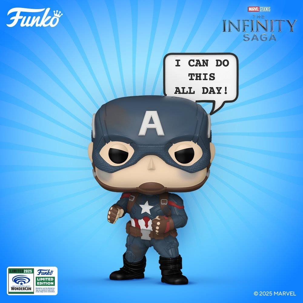 Φιγούρα Funko POP! Marvel: Infinity Saga – Captain America #1480 (WonderCon 2025 Exclusive)