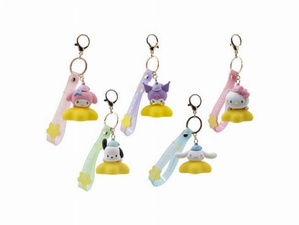 Hello Kitty & Friends – Cinnamoroll 3D Light-Up Star Series Μπρελόκ με Βραχιόλι