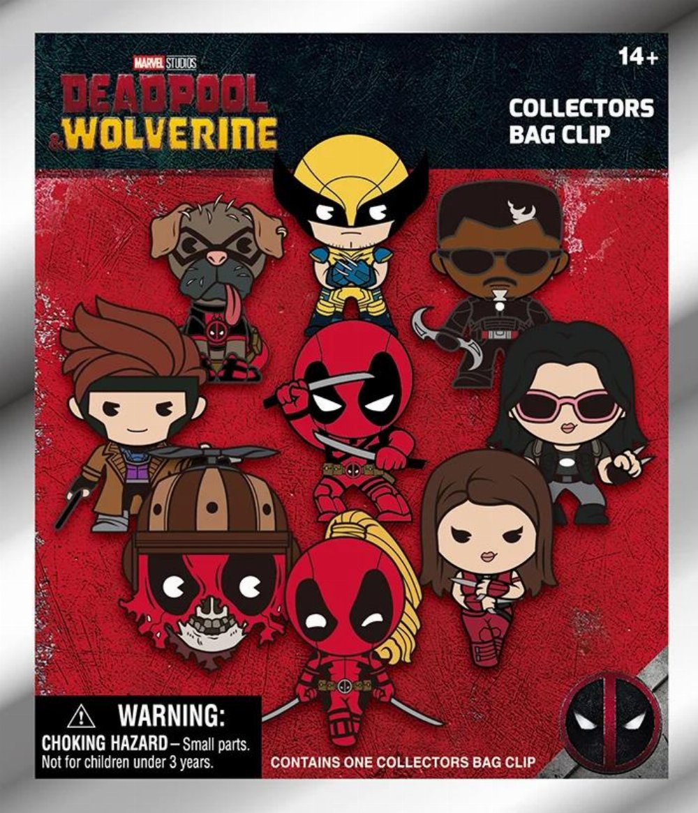 Marvel – Deadpool & Wolverine 3D Bag Clip Φιγούρα (Τυχαίο Περιεχόμενο)