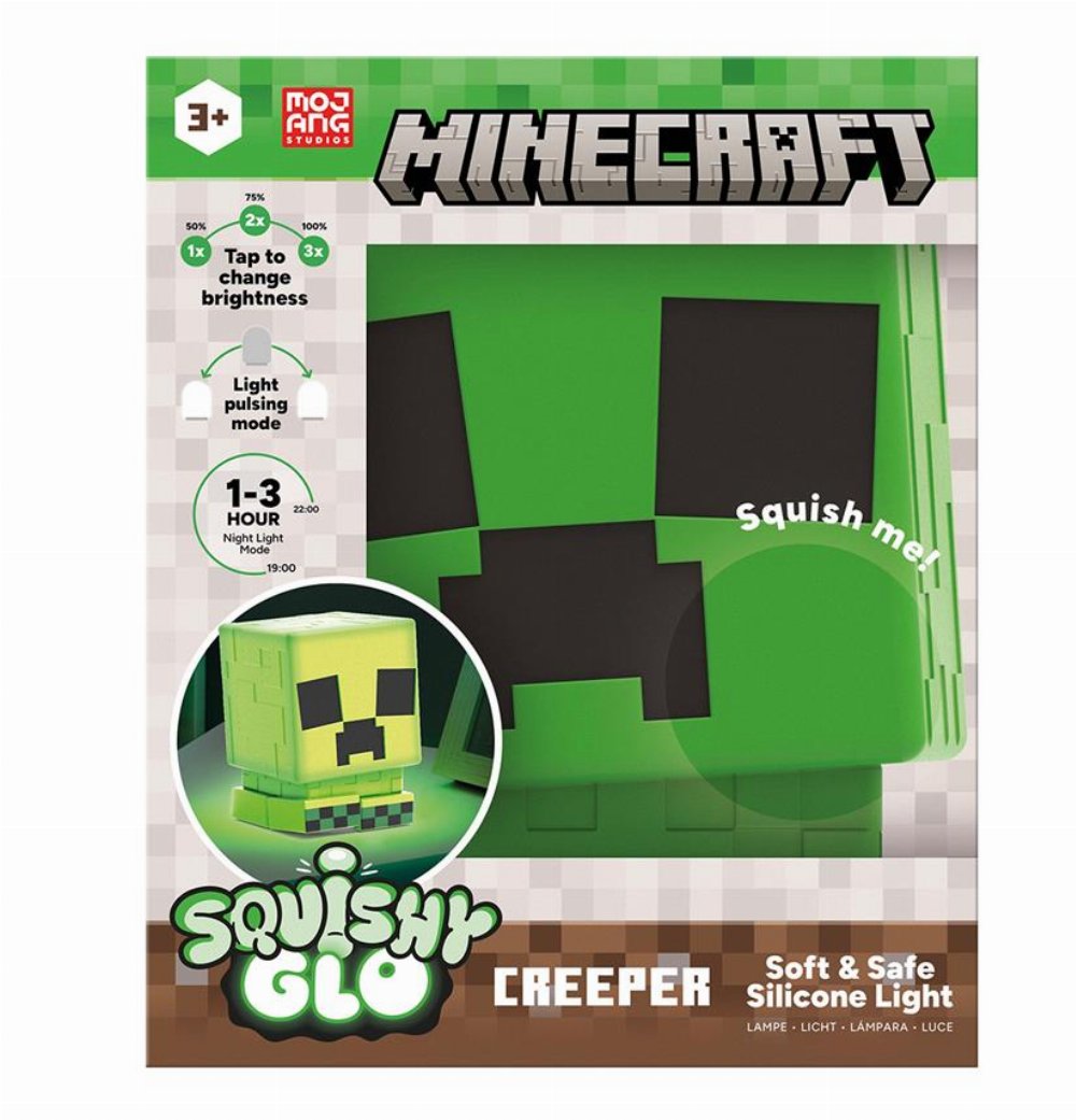Φωτιστικό Minecraft – Creeper Rechargeable Silicone Lamp