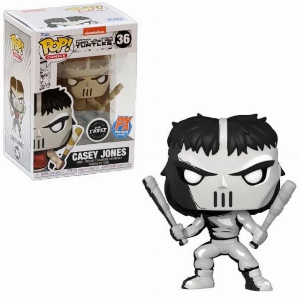Φιγούρα Funko POP! Teenage Mutant Ninja Turtles – Casey Jones #36 B&W Chase (PX Previews Exclusive)