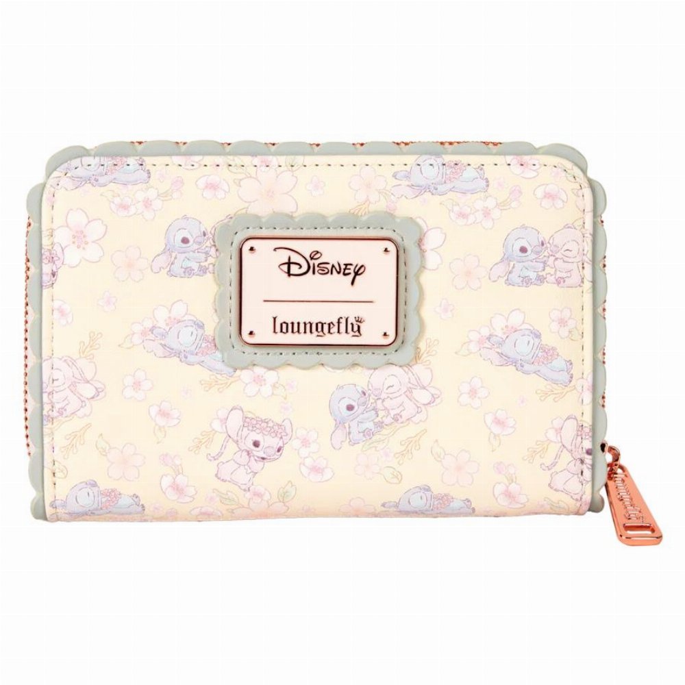 Loungefly – Disney: Lilo & Stitch Cute Cherry Blossom Αυθεντικό Πορτοφόλι