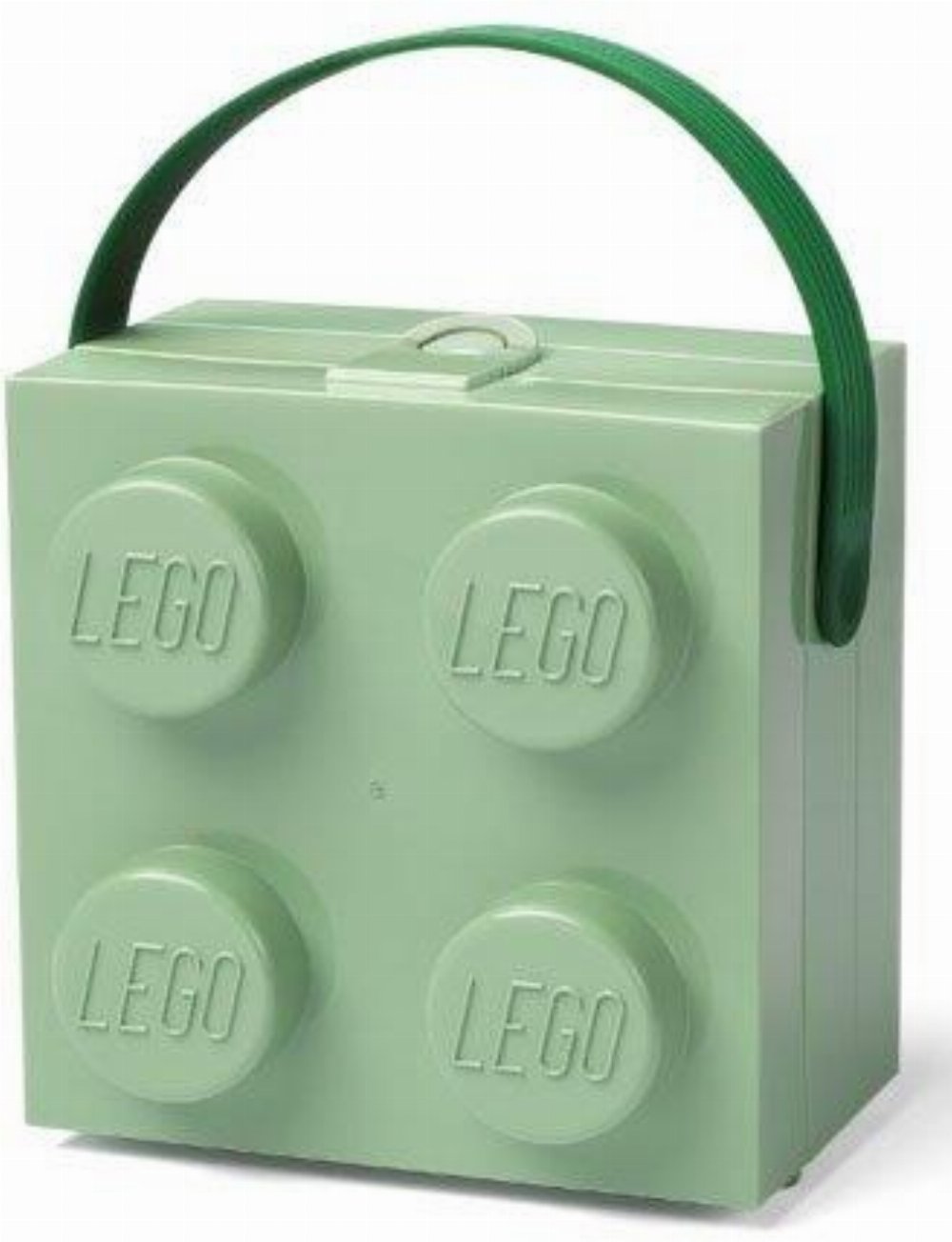 LEGO – Πράσινο Κουτί Αποθήκευσης με Χερούλι (16x16x11cm)