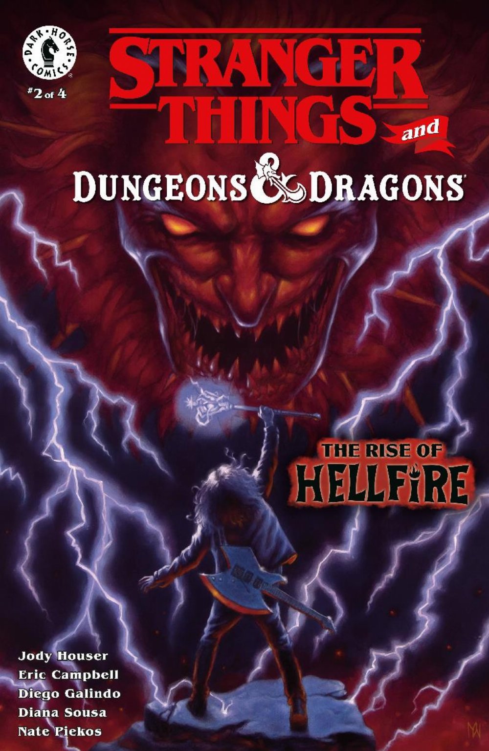 Τεύχος Κόμικ Stranger Things D&D Rise Of Hellfire #2