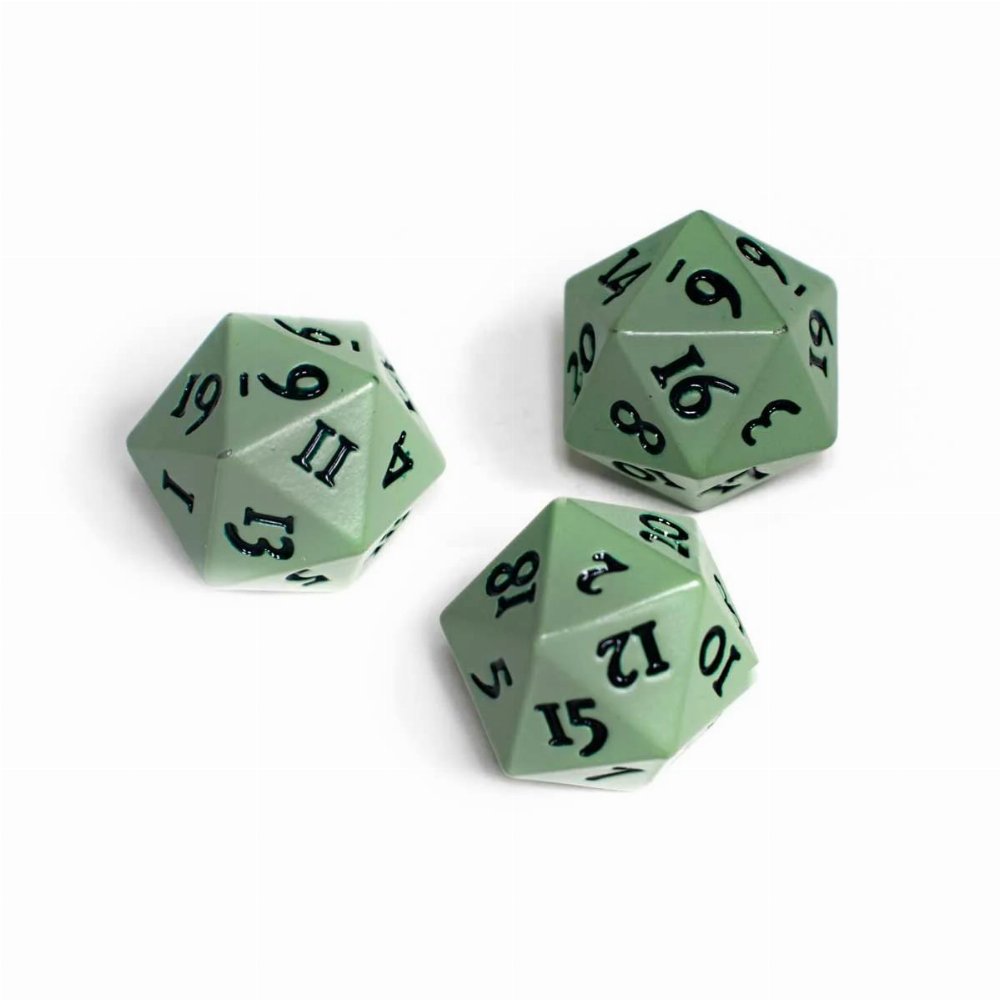 Ultra Pro – Vivid Cool Matcha Heavy Metal D20 Σετ με 2 Ζάρια