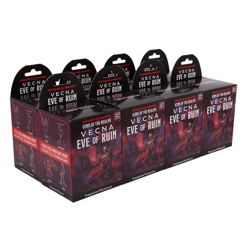 D&D Icons of the Realms – Vecna Eve of Ruin Booster Brick (Περιέχει 8 Boosters)