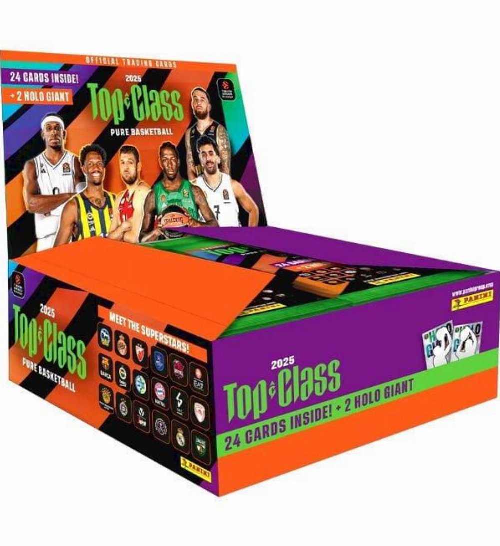 Panini – Top Class 2025 Pure Euroleague Basketball Κάρτες Special Booster Display (10 Φακελάκια)
