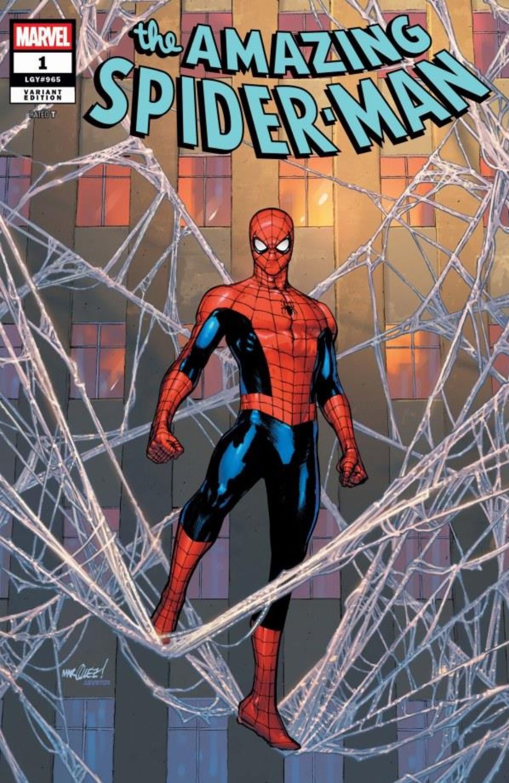 Τεύχος Κόμικ The Amazing Spider-Man #1 1/25 Marquez Variant Cover