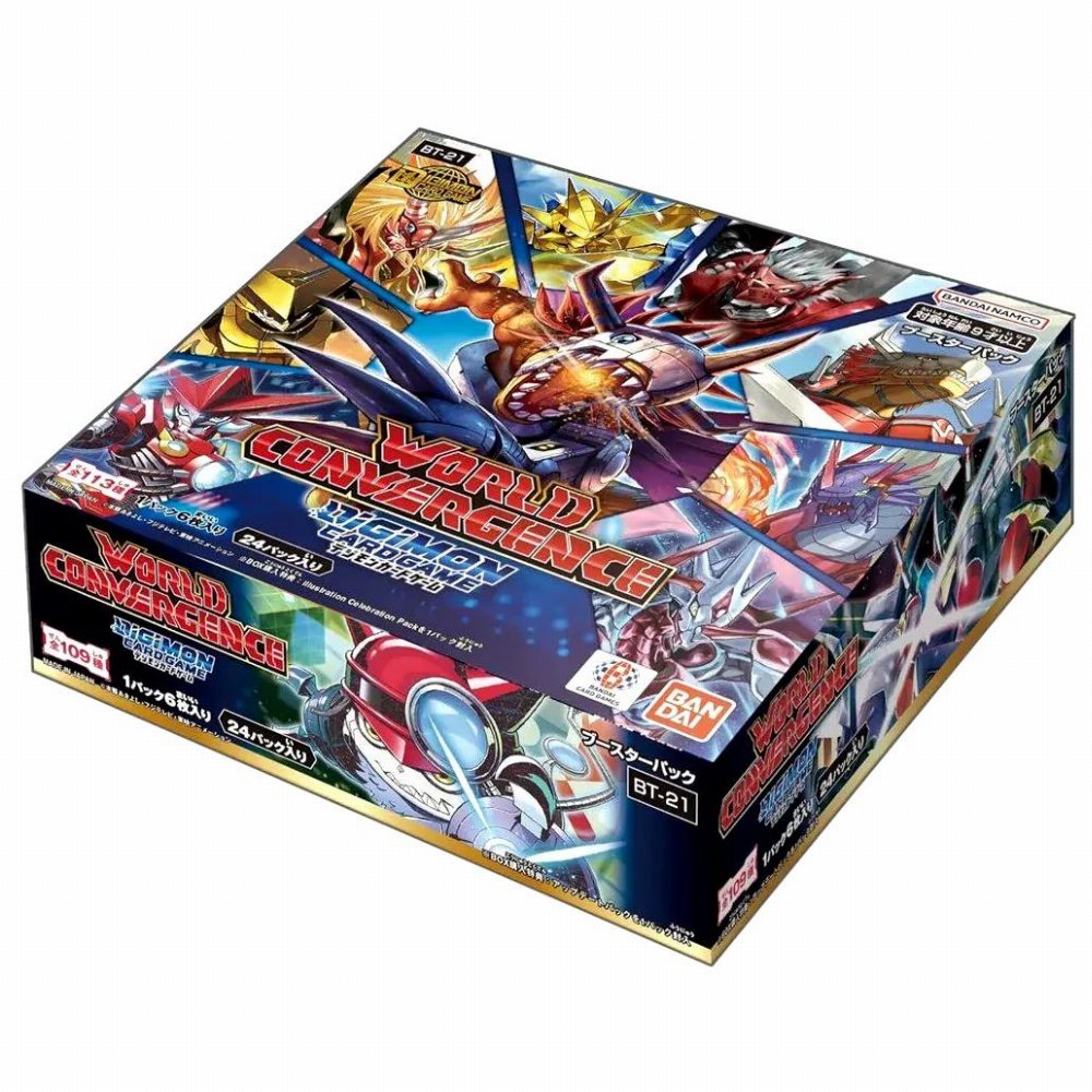 Digimon Card Game – BT21 World Convergence Booster Box (24 packs)