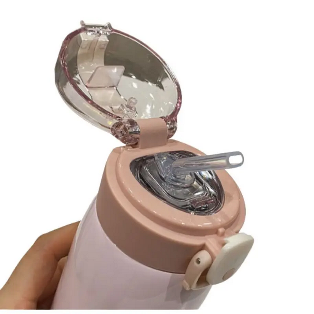 Παιδικό φορητό παγούρι-θερμός – HS0201 – 500ml – 502010 – Pink