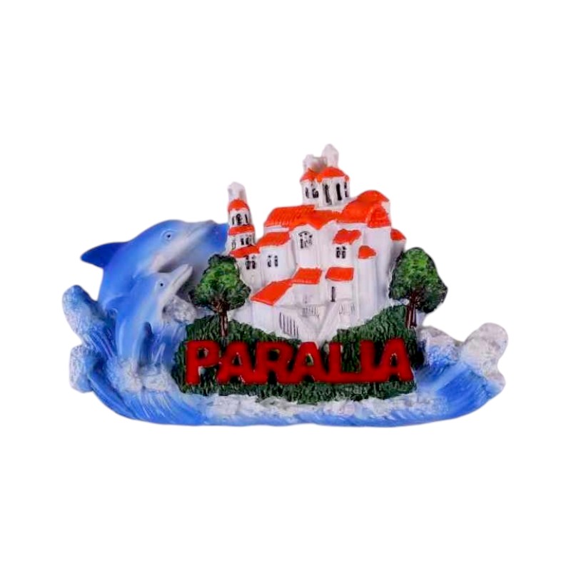 Tουριστικό μαγνητάκι Souvenir – Σετ 12pcs – Resin Magnet – Paralia – 678107