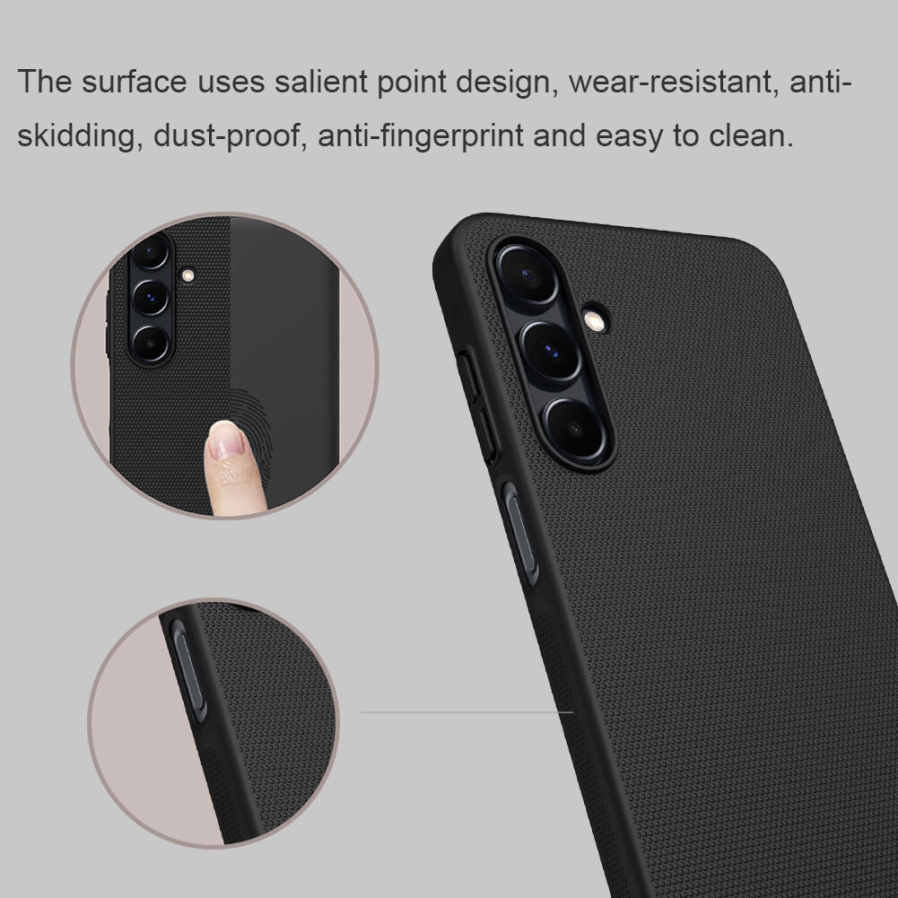 NILLKIN θήκη Super Frosted Shield για Samsung Galaxy A16 4G/5G, μαύρη