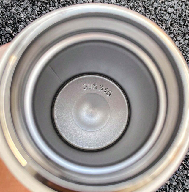 Φορητό παγούρι-θερμός με κούπα – 650ml – 219507 – White