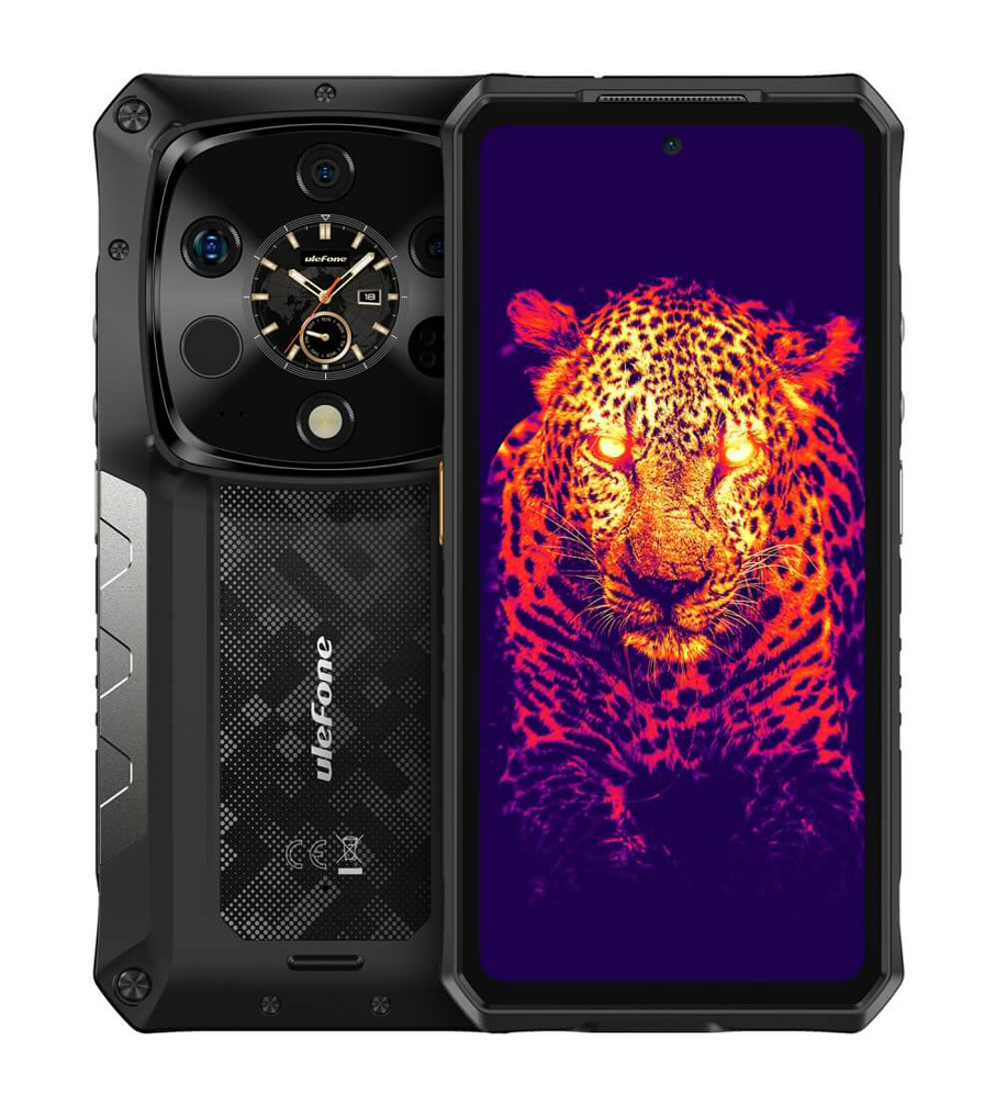ULEFONE smartphone Armor 28 Ultra Thermal, 6.67″ & 1.04, 16/1TB, 5G, 10600mAh, IP68/IP69K, μαύρο