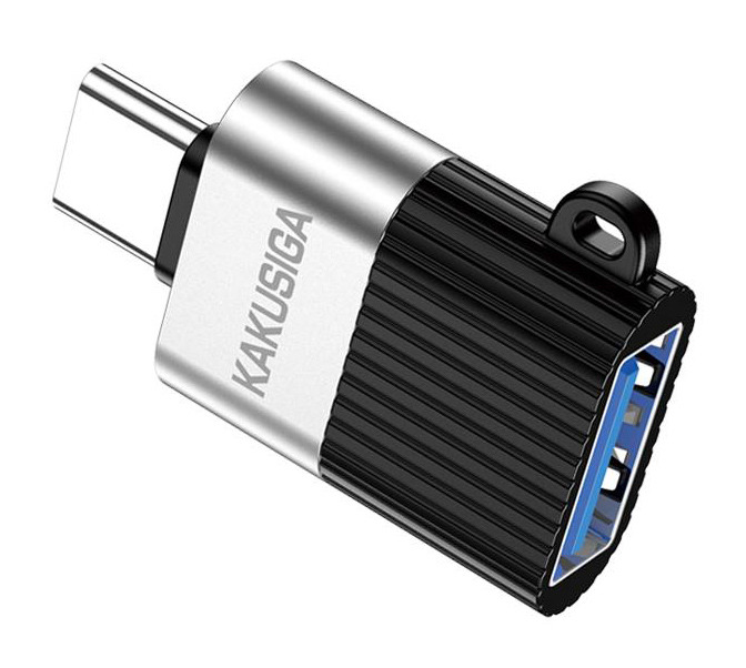 KAKUSIGA αντάπτορας USB-C σε USB KSC-1420, 5Gbps, 18W, γκρι