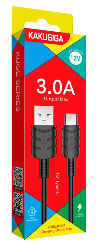KAKUSIGA καλώδιο USB-C σε USB KSC-710, 15W, 480Mbps, 1.2m, μαύρο