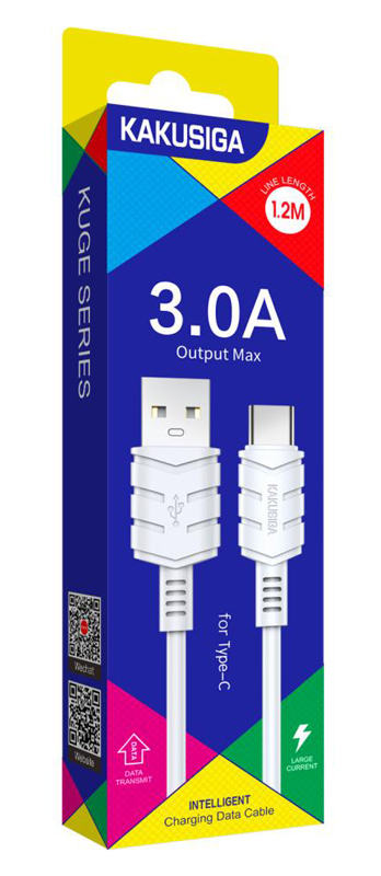 KAKUSIGA καλώδιο USB-C σε USB KSC-710, 15W, 480Mbps, 1.2m, λευκό