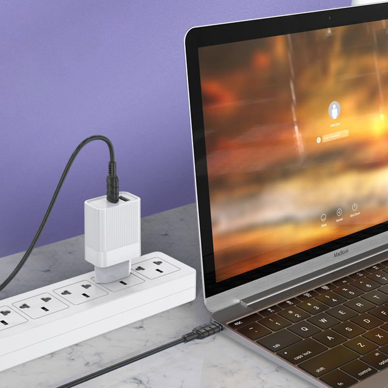 KAKUSIGA καλώδιο USB-C σε USB-C KSC-710, 60W, 480Mbps, 1.2m, λευκό