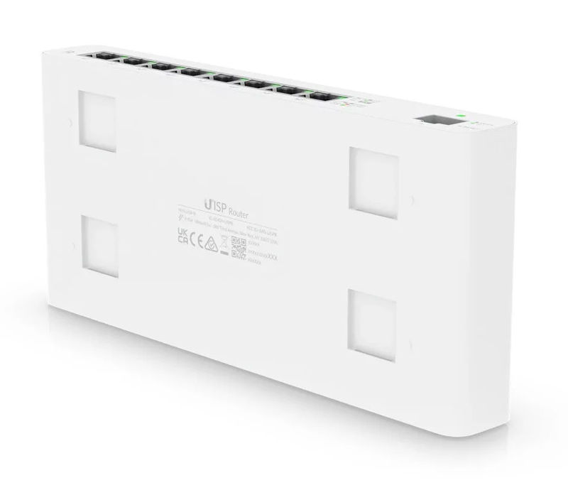 UBIQUITI router UISP-R, 8x Gigabit Ethernet Θύρες, 1000Mbps, PoE 30W