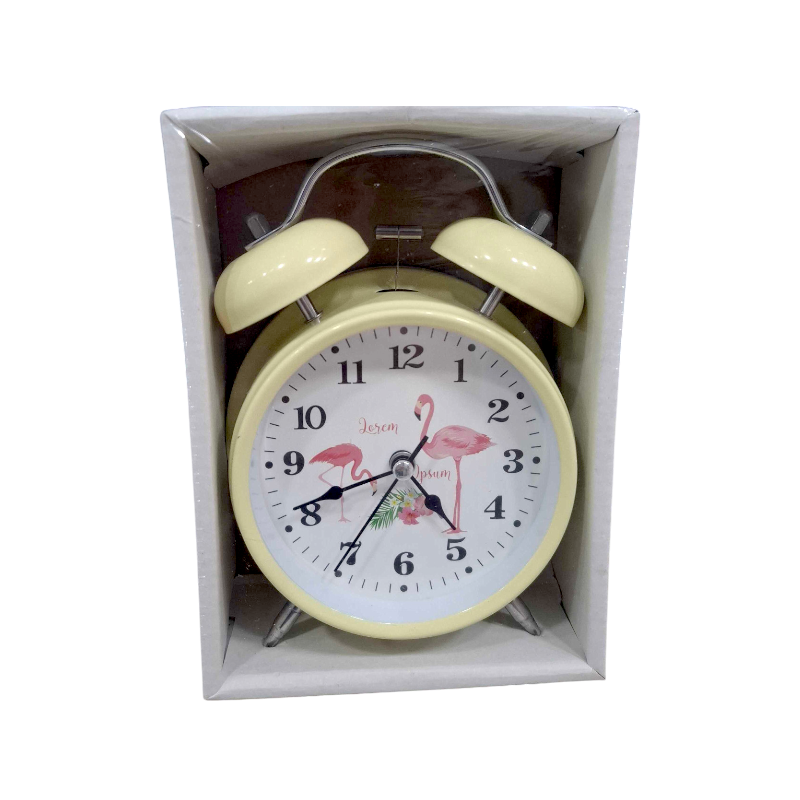 Επιτραπέζιο ρολόι – Ξυπνητήρι – LP8806N – 001034 – Beige