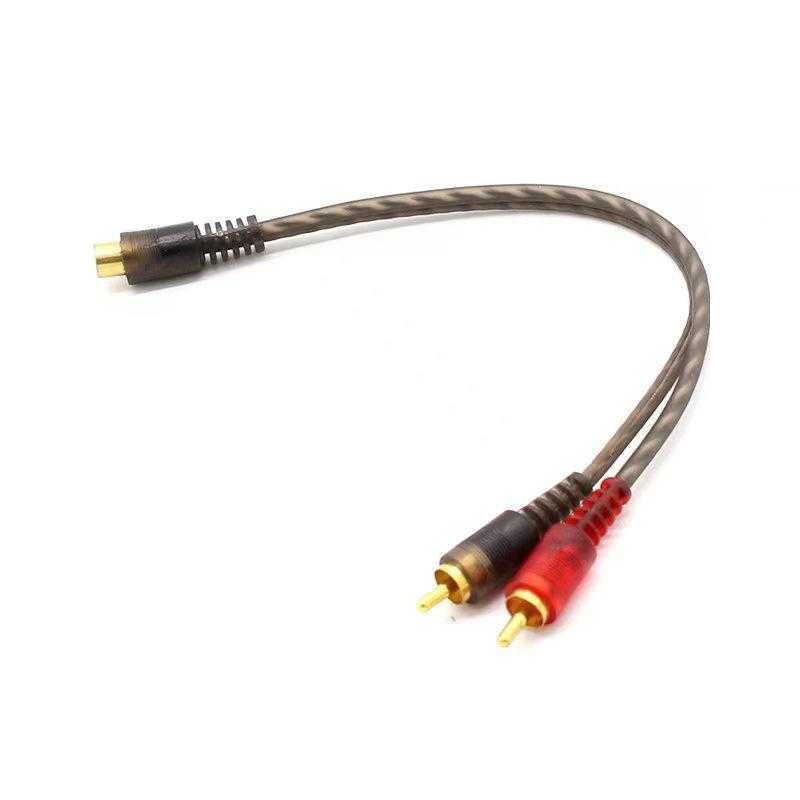 Καλώδιο ήχου RCA – CTC-300 – Female to 2Male – 003034