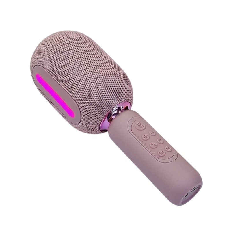Ασύρματο μικρόφωνο Karaoke με ηχείο – KMC-300 – 014567 – Pink