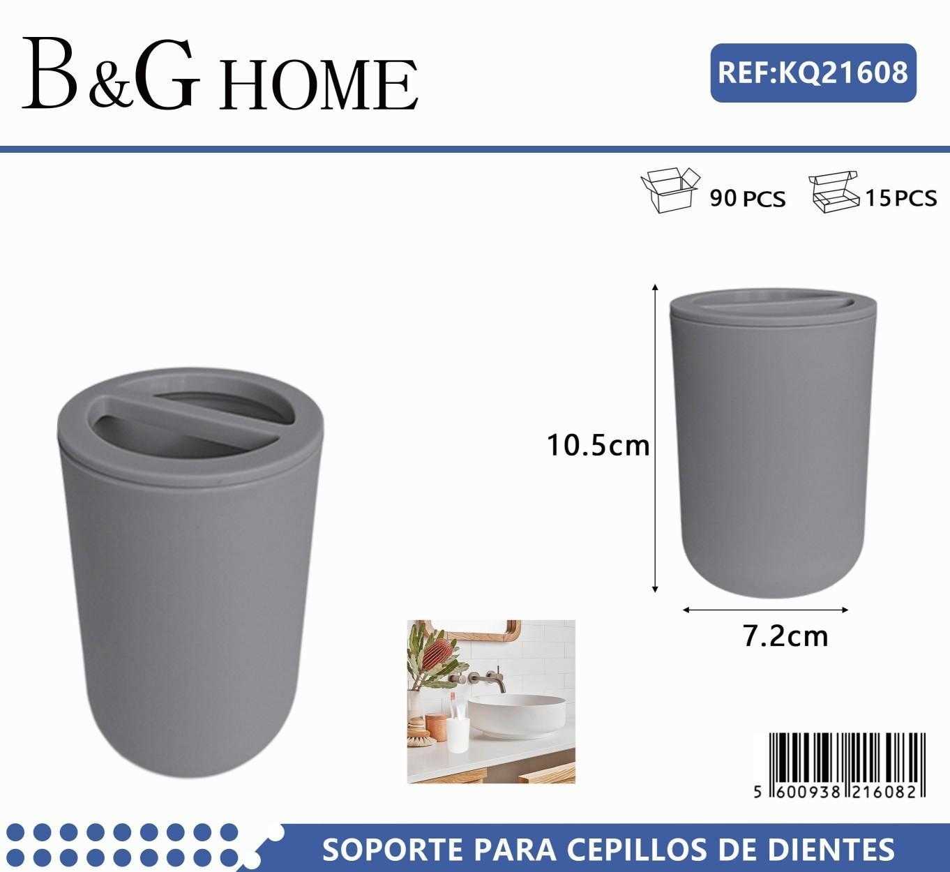 Θήκη οδοντόβουρτσας πλαστική – Grey – 21608