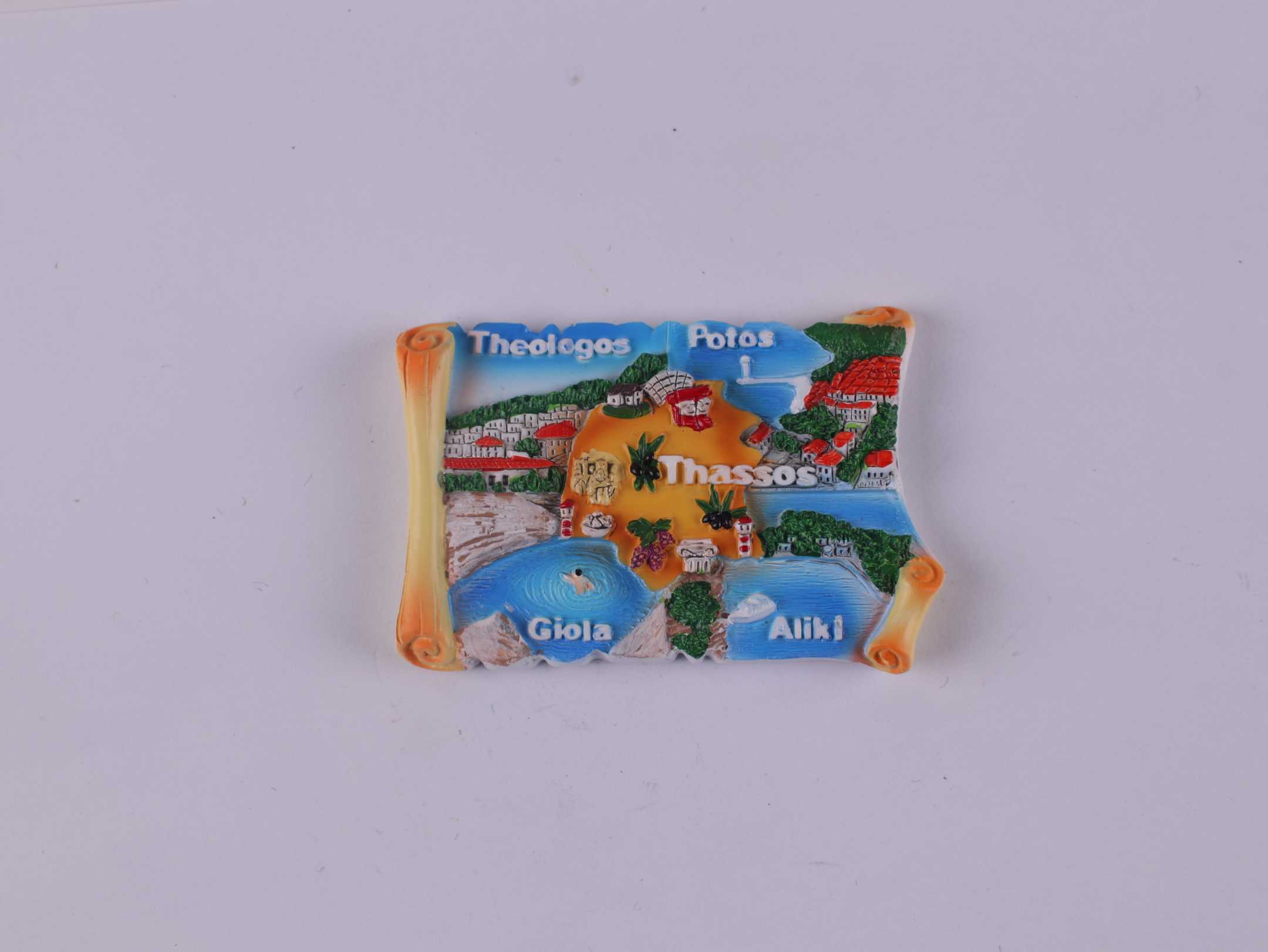 Τουριστικό μαγνητάκι Souvenir – Σετ 12pcs – Thassos – 678406