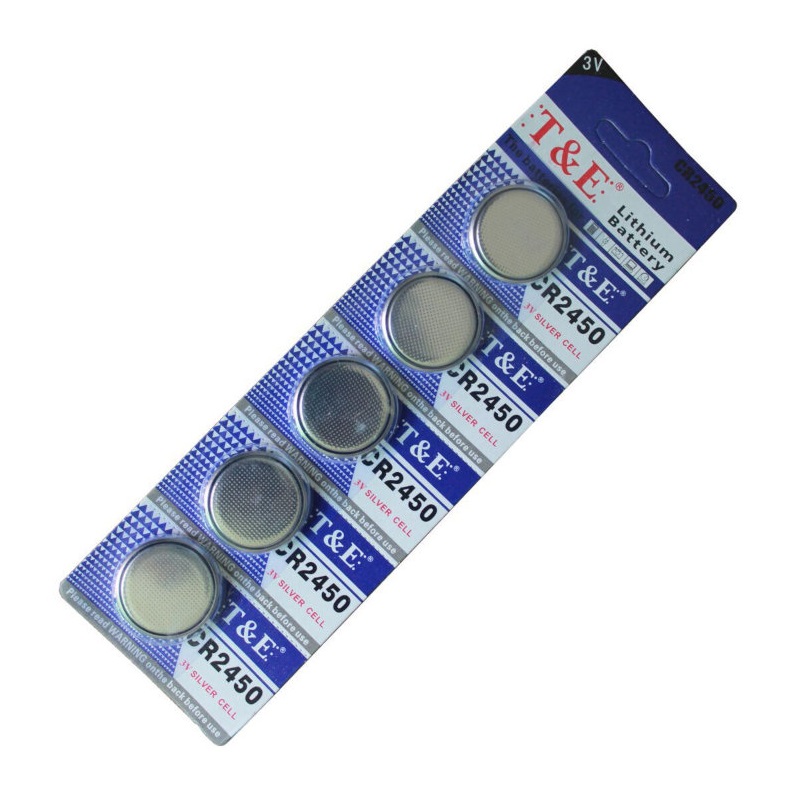 Μπαταρίες Λιθίου – CR2450 – 3V – 5pcs – 024506