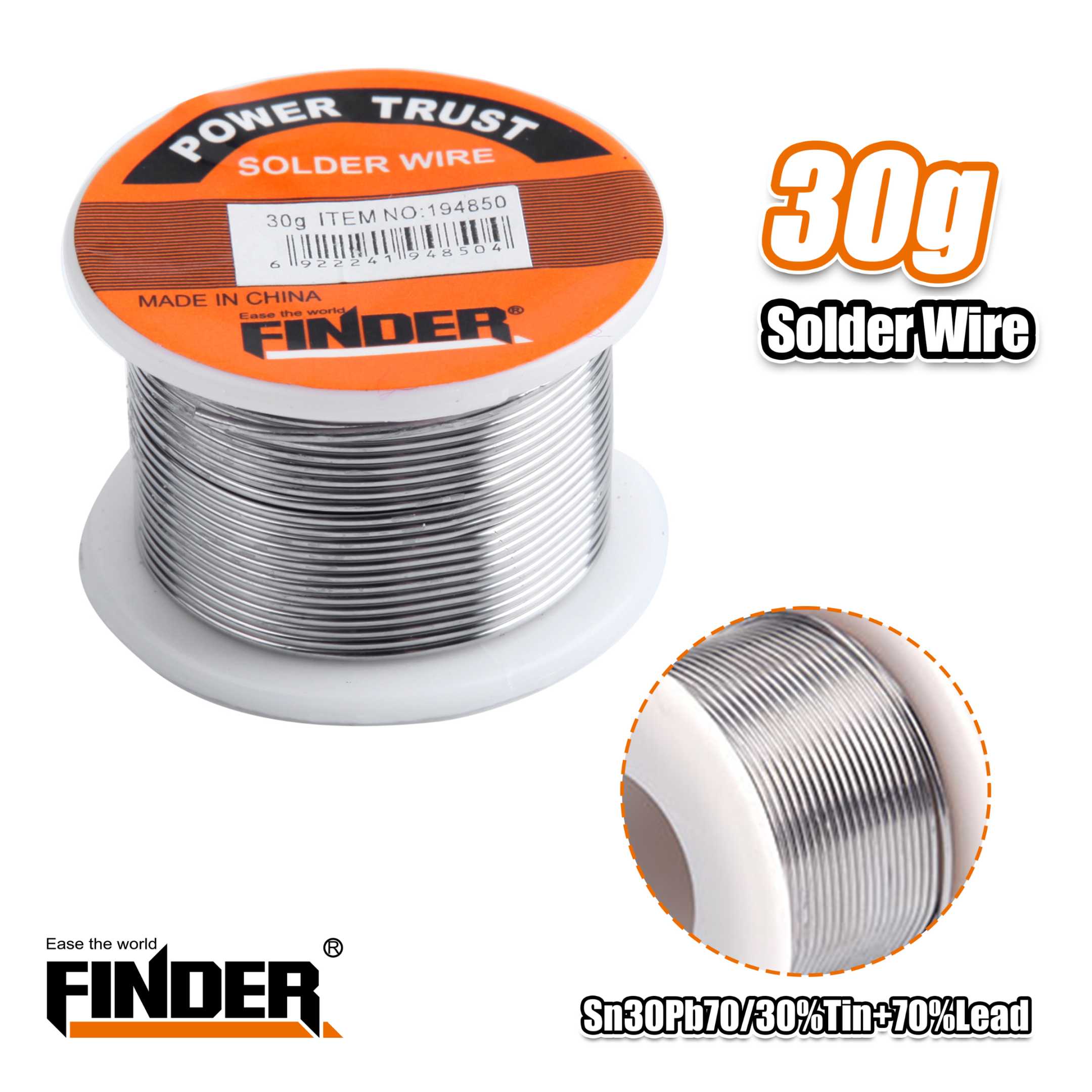Σύρμα συγκόλλησης Καλάι – 30g – Finder – 194850