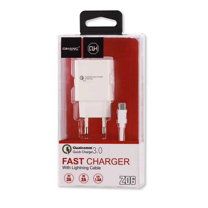 Καλώδιο φόρτισης με αντάπτορα – Lightning – QH-Z06 I5 – 880783